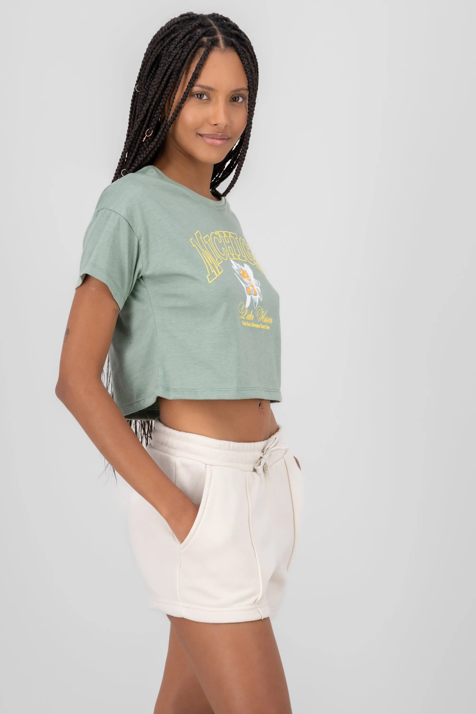 Playera crop michigan sold by Shasa product image thumbnail 3