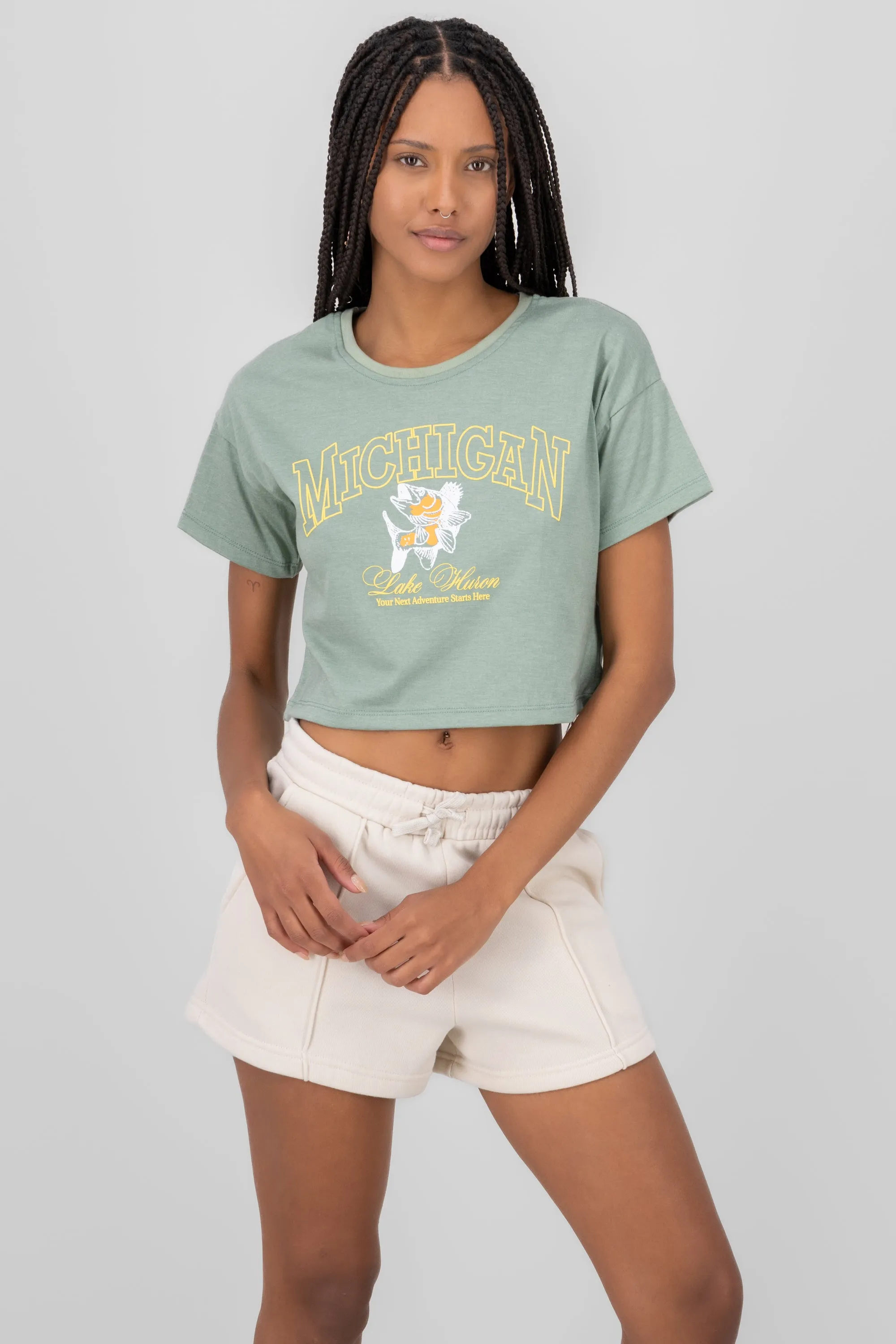 Playera crop michigan sold by Shasa product image thumbnail 2