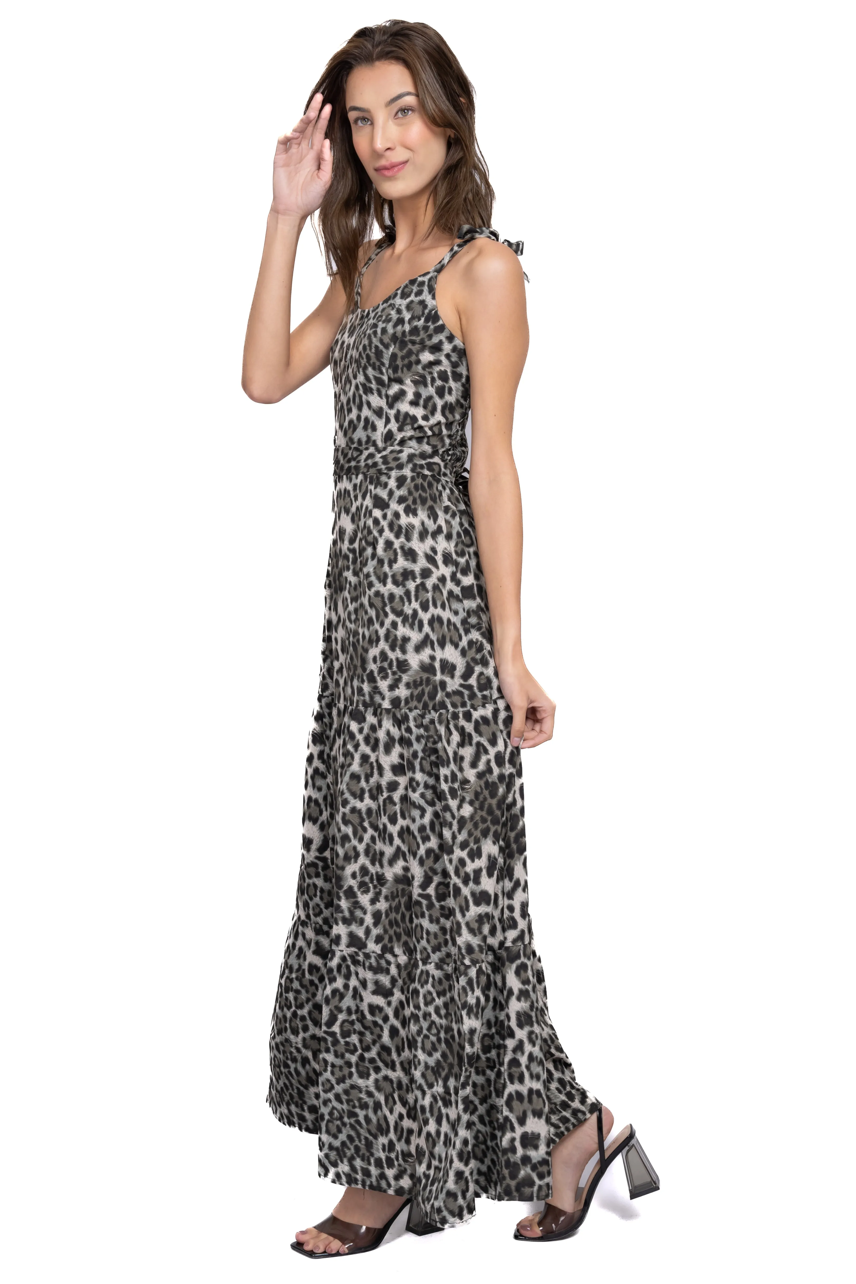 Vestido maxi animal print sold by Shasa product image thumbnail 3