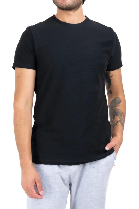 Playera cuello redondo textura sold by Shasa