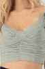 Blusa detalle plisado copas sold by Shasa
