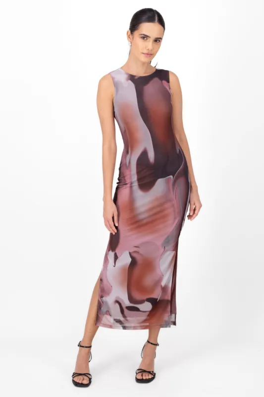 Vestido maxi mesh sold by Shasa