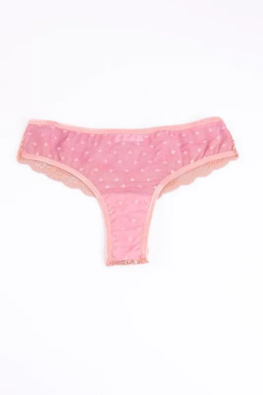 Tanga Mesh Puntos Bordados sold by Shasa