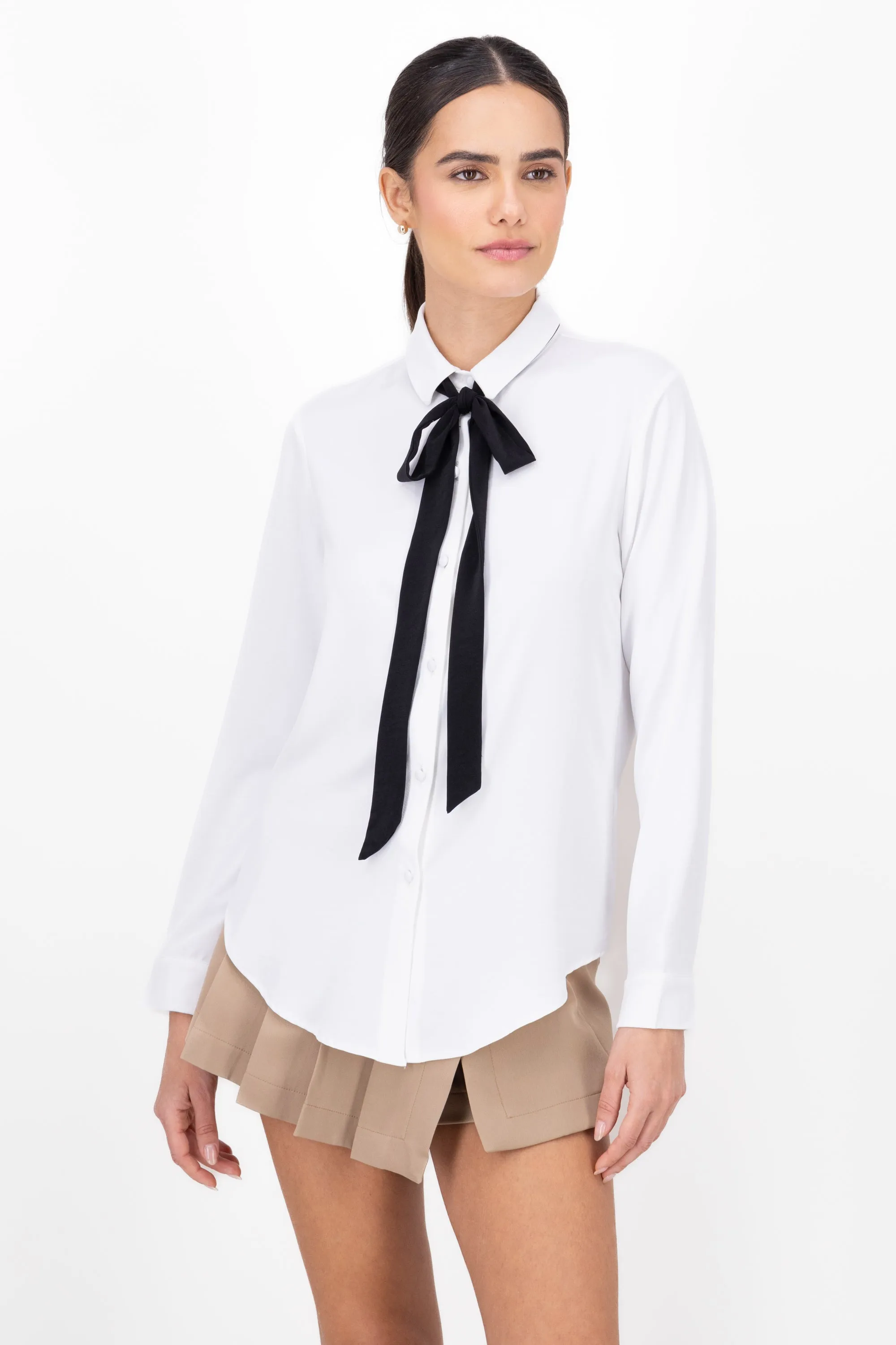 Camisa Larga Detalle Moño sold by Shasa product image thumbnail 2