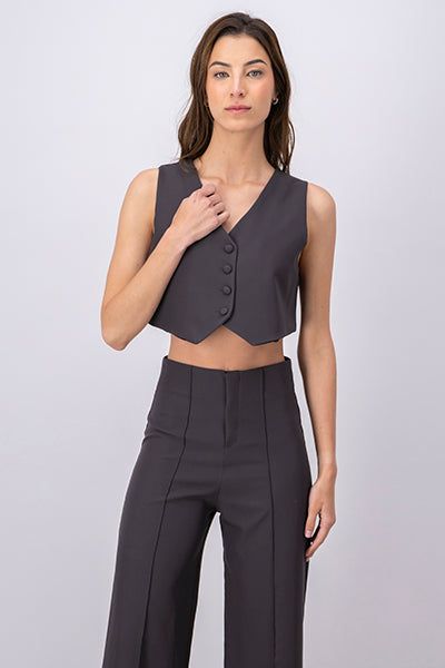 Chaleco Sastre Crop Con Botones Hypsters sold by Shasa product image thumbnail 5