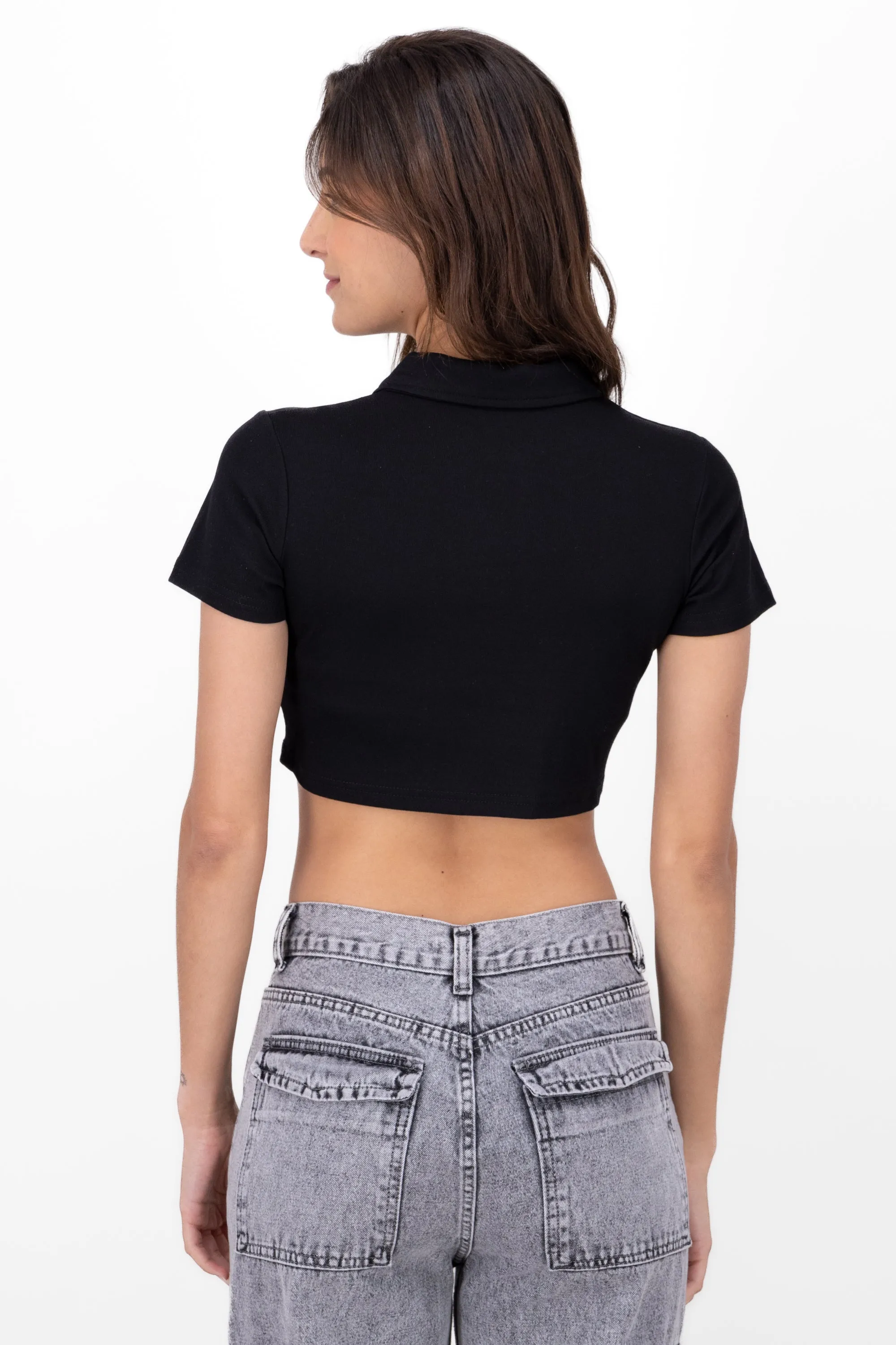 Top cuello polo liso sold by Shasa product image thumbnail 4