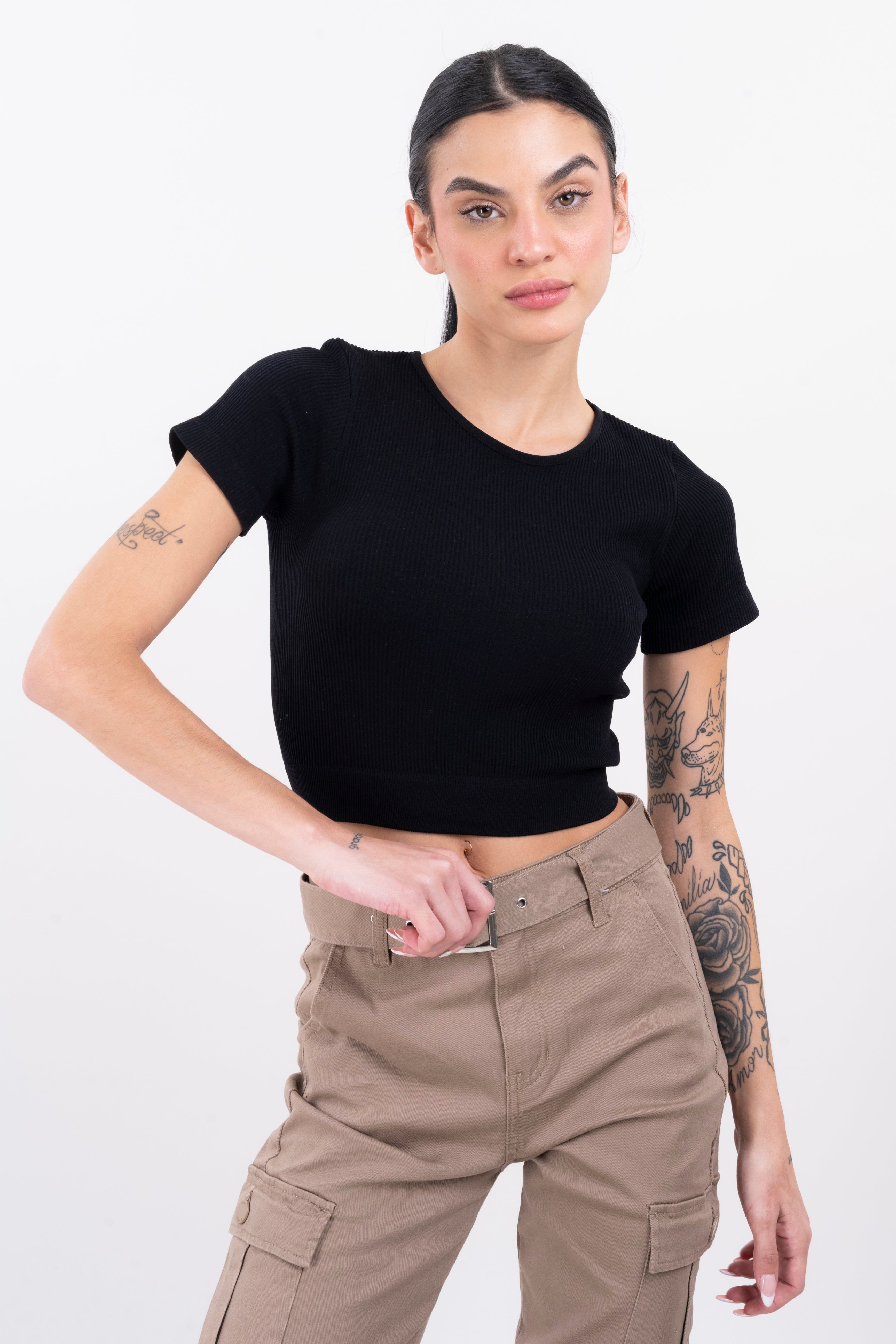 Top seamless acanalado sold by Shasa