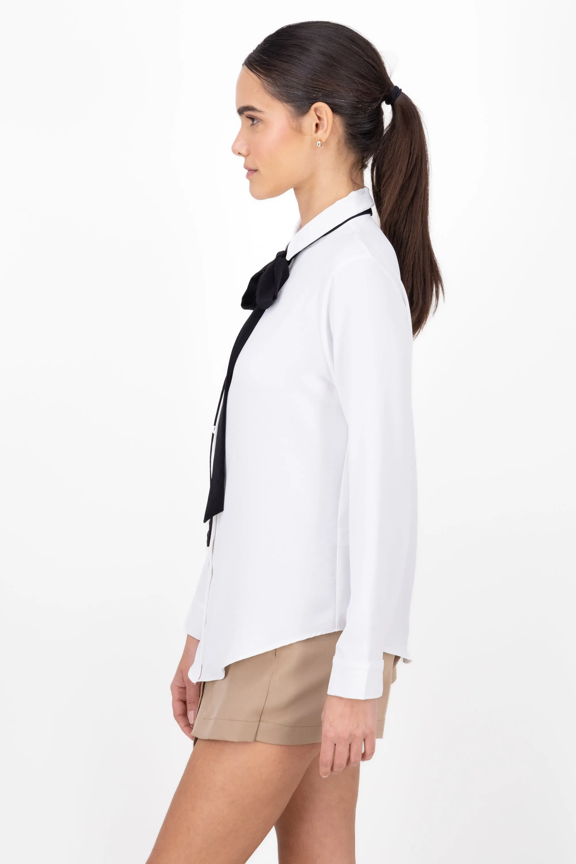 Camisa Larga Detalle Moño sold by Shasa product image thumbnail 3