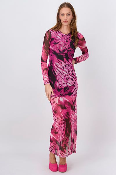 Vestido Maxi Mesh Espalda Abierta sold by Shasa product image thumbnail 2