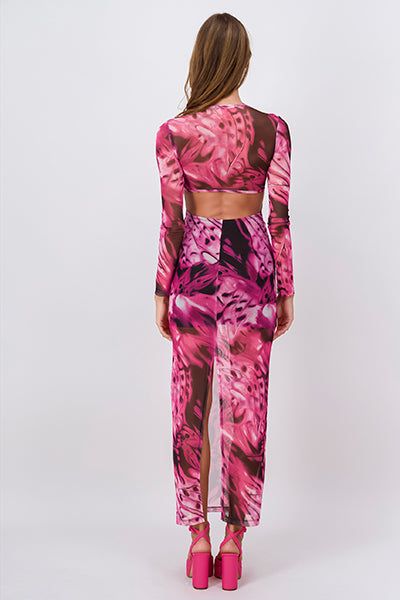 Vestido Maxi Mesh Espalda Abierta sold by Shasa product image thumbnail 4