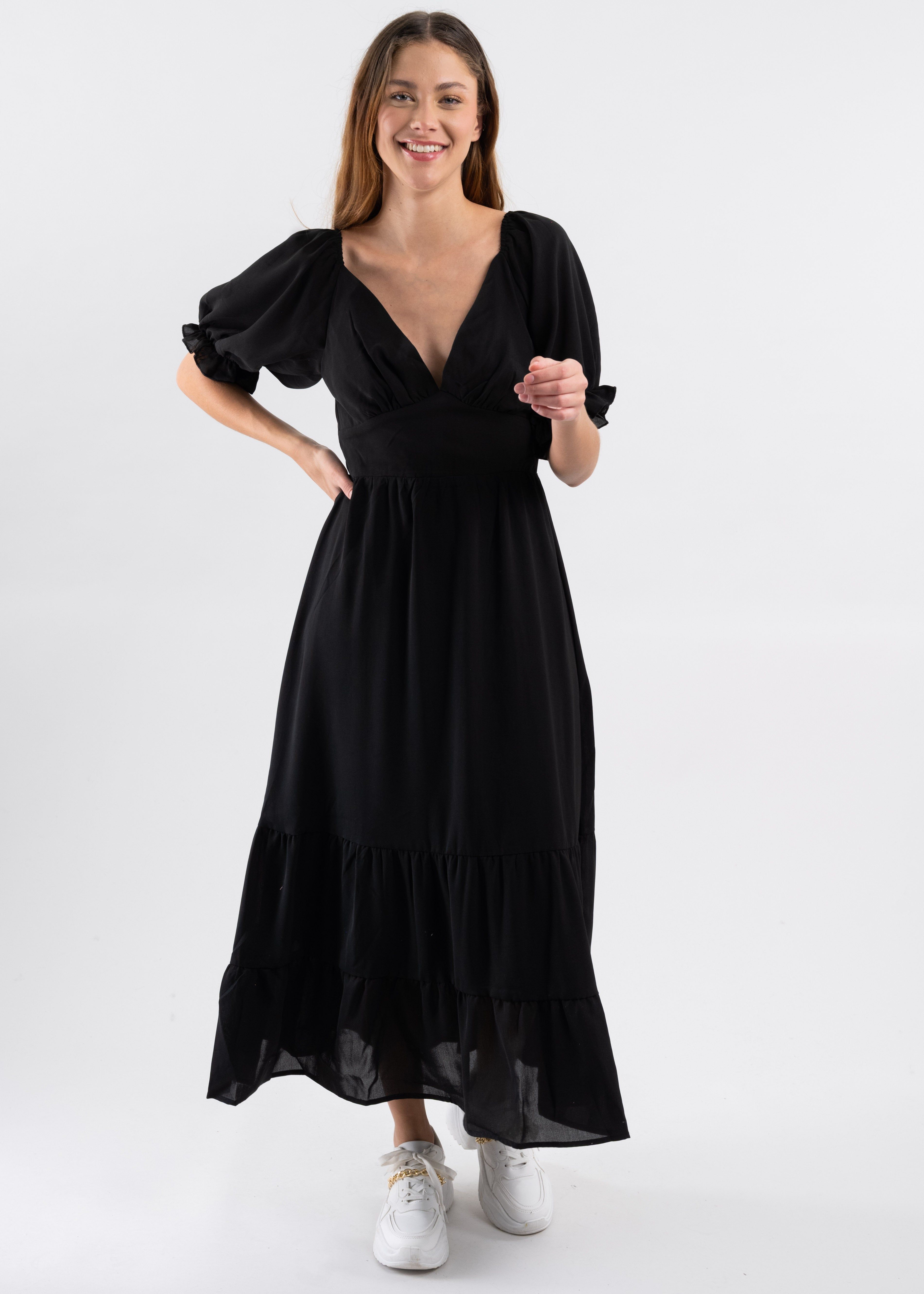 Vestido maxi olanes sold by Shasa