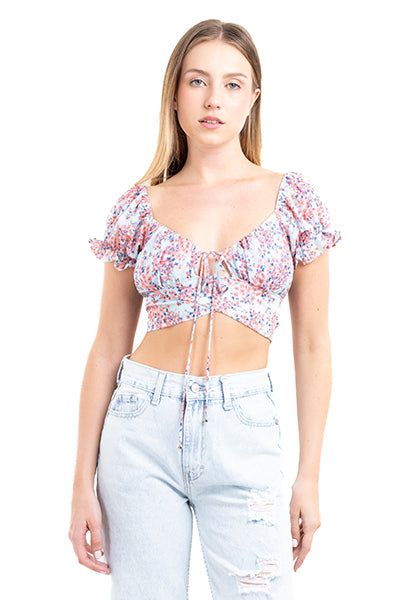 Top crop floreado cintas anchas sold by Shasa product image thumbnail 2