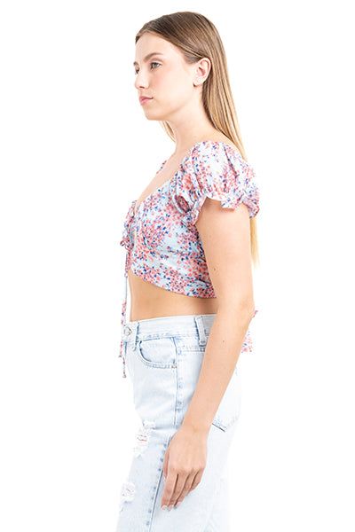 Top crop floreado cintas anchas sold by Shasa product image thumbnail 3