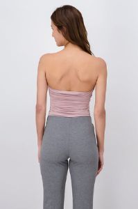 Bodysuit strapless detalle drapeado sold by Shasa