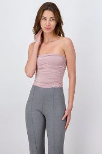 Bodysuit strapless detalle drapeado sold by Shasa