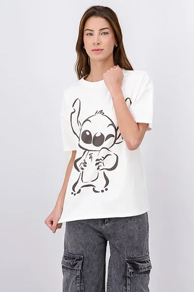 Playera Manga Corta Stitch Línea sold by Shasa