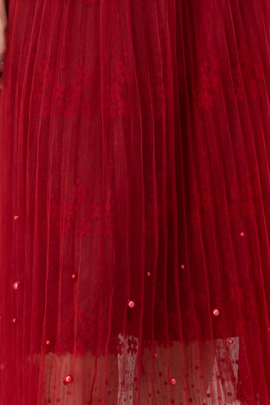 Falda midi plisada encaje flores sold by Shasa product image thumbnail 5