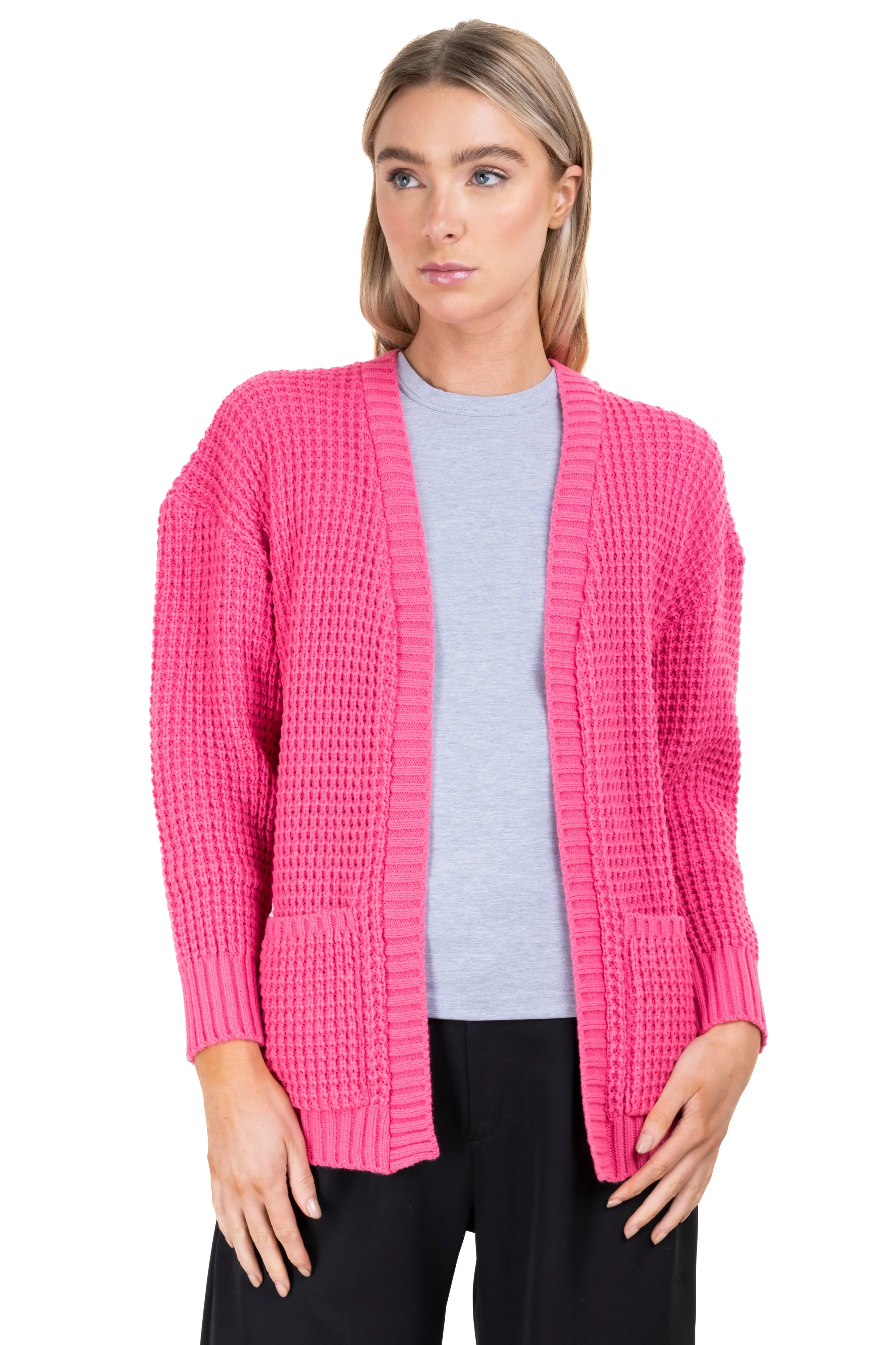 Cárdigan tejido ancho bolsos sold by Shasa