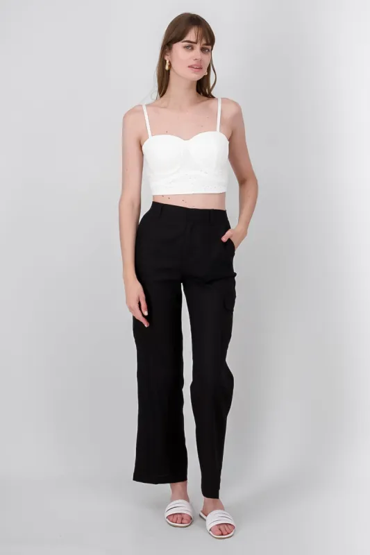 Pantalones Lino Bolsas Cargo sold by Shasa