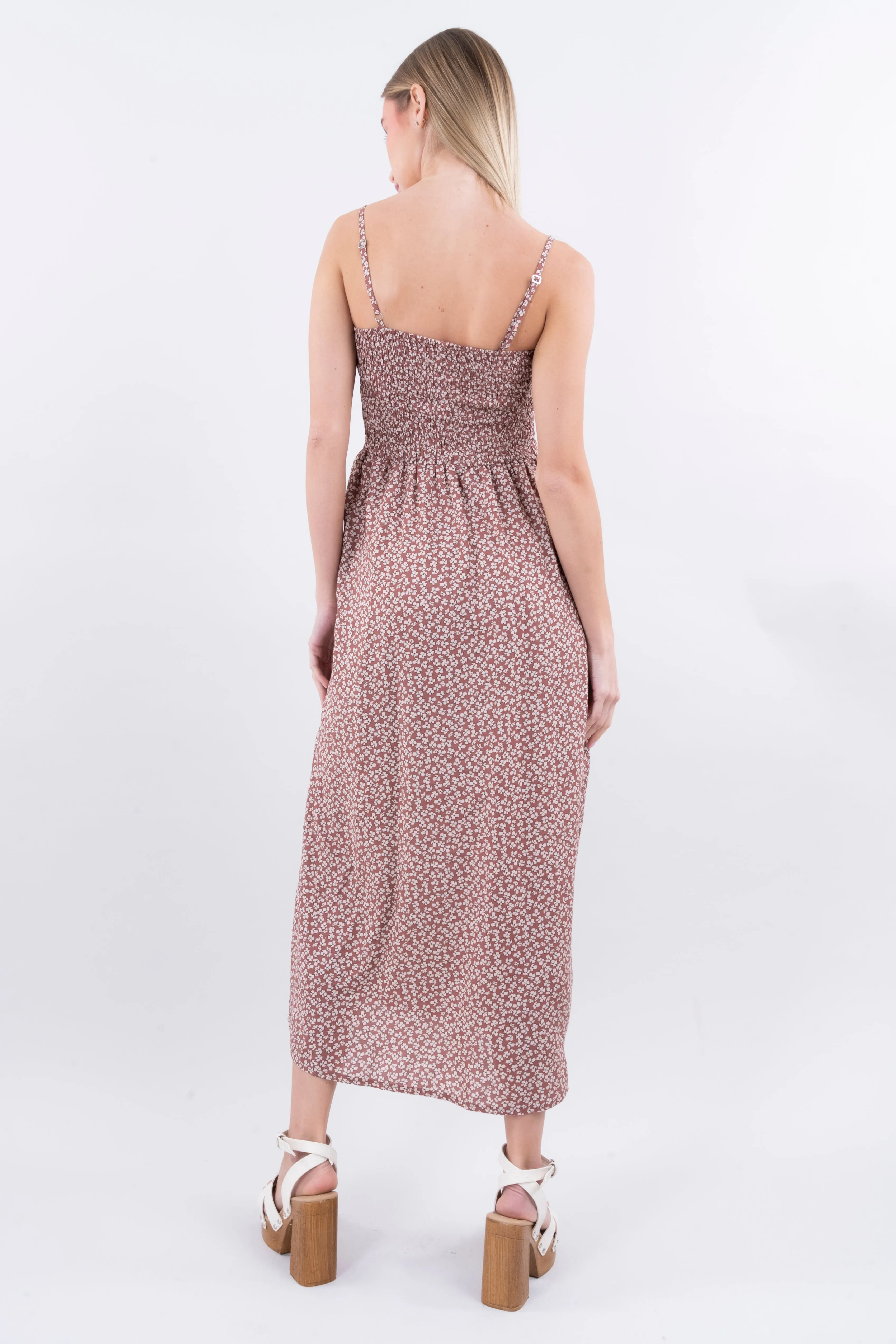 Vestido midi flores sold by Shasa product image thumbnail 4