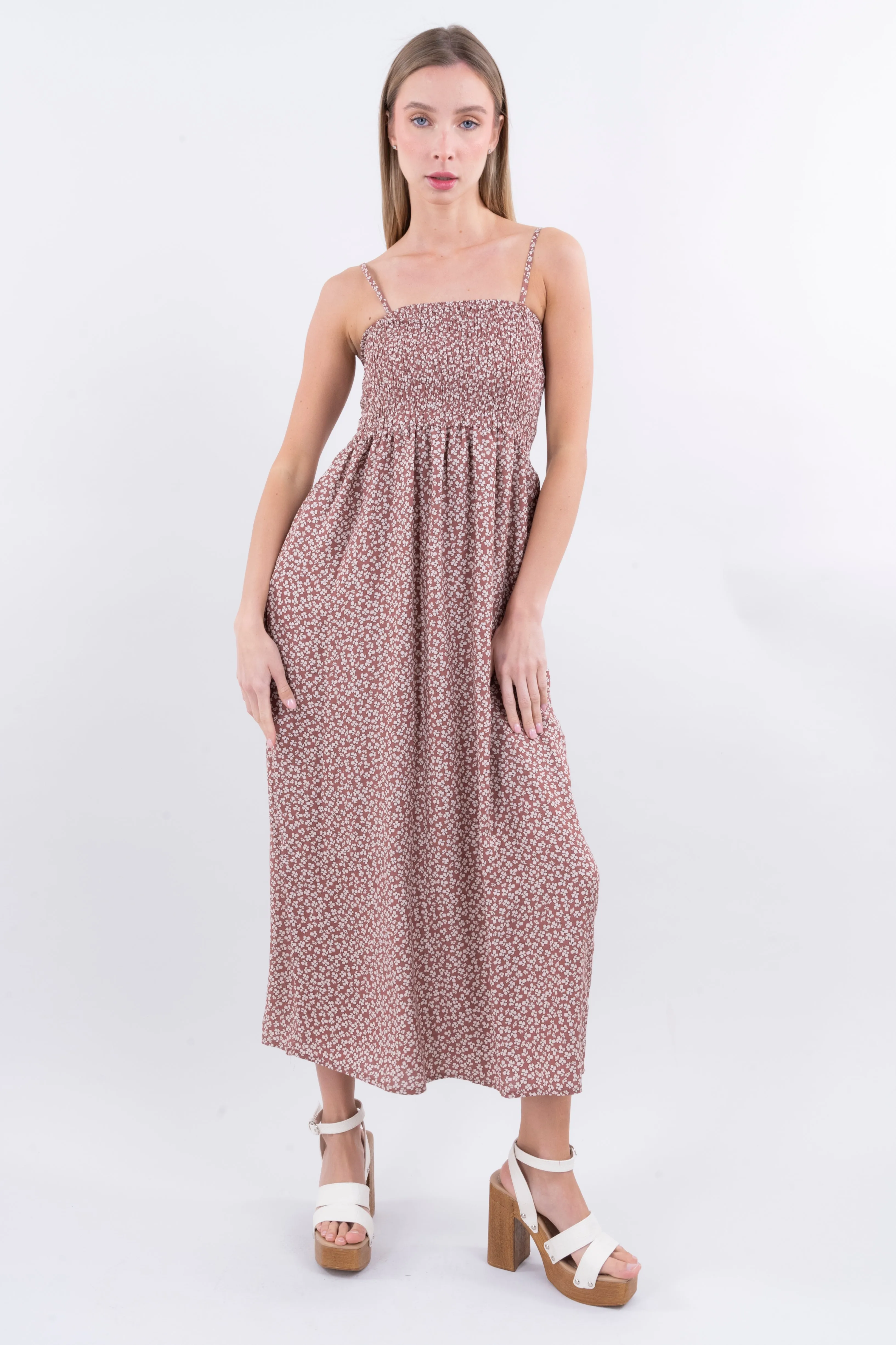 Vestido midi flores sold by Shasa product image thumbnail 2
