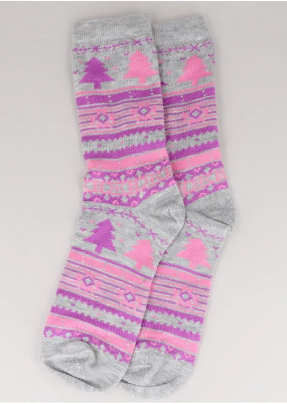 Calceta tejido navideño arbolito sold by Shasa