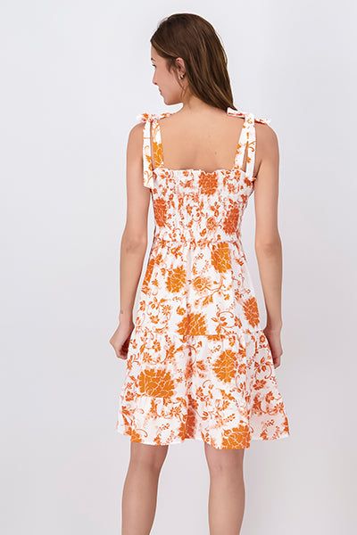 Vestido Mini Smock Flores sold by Shasa product image thumbnail 4