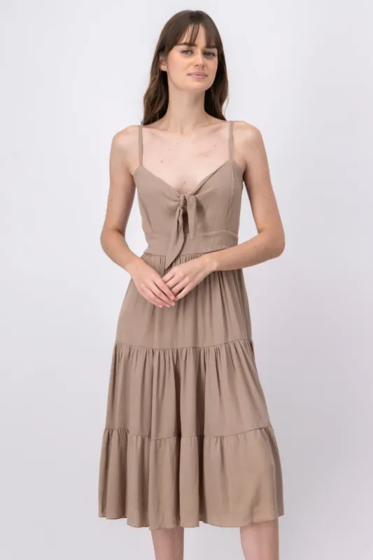 Vestido maxi moño escote sold by Shasa