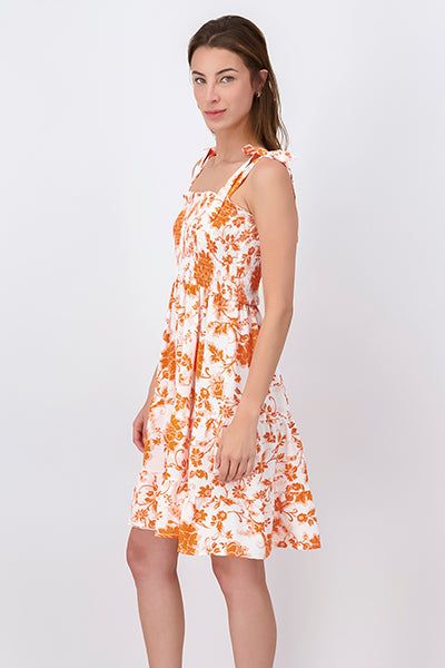 Vestido Mini Smock Flores sold by Shasa product image thumbnail 3
