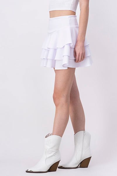 Falda Mini Triple Olán sold by Shasa product image thumbnail 3