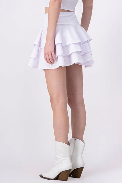 Falda Mini Triple Olán sold by Shasa product image thumbnail 4