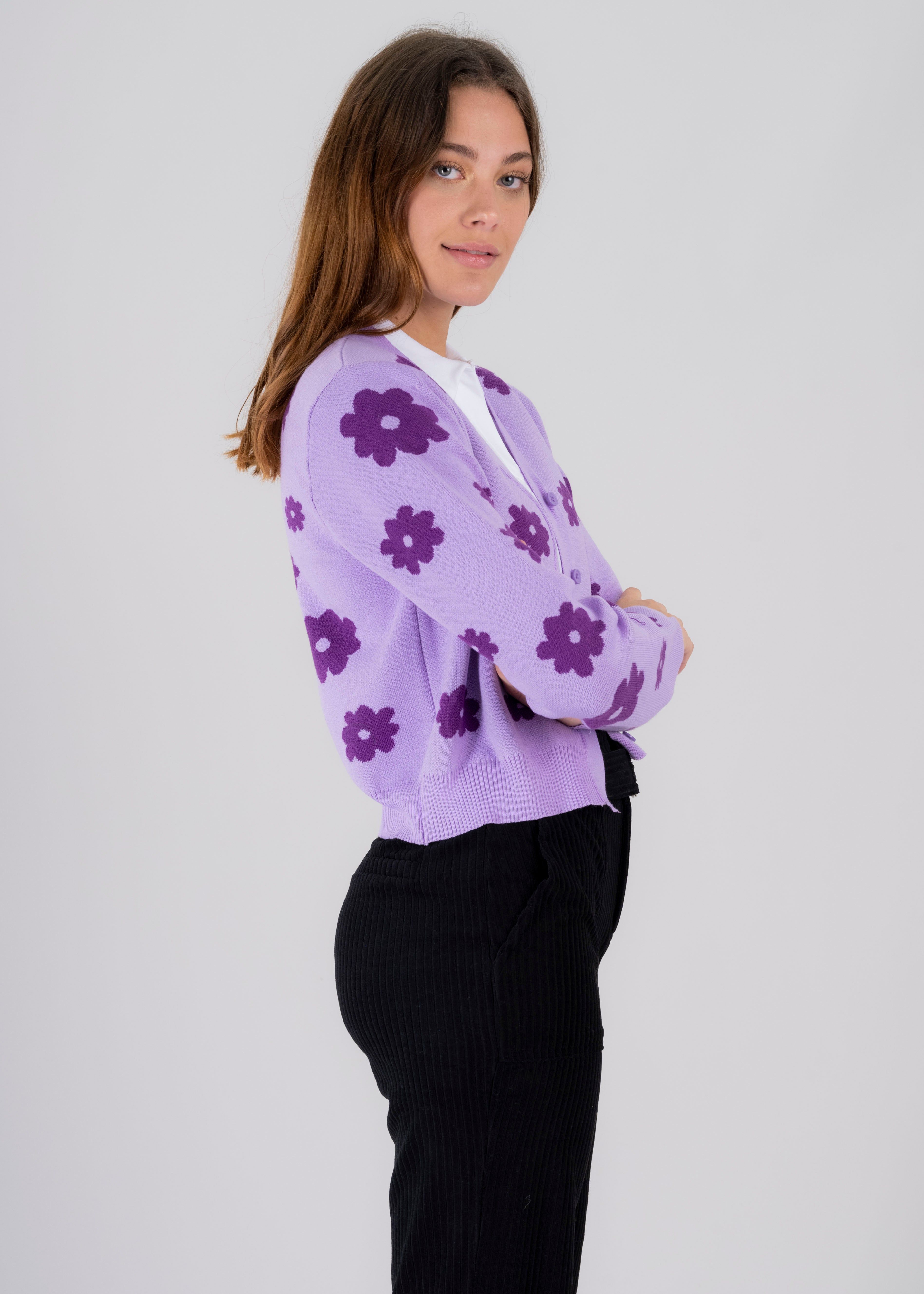 Cárdigan corto flores sold by Shasa product image thumbnail 3