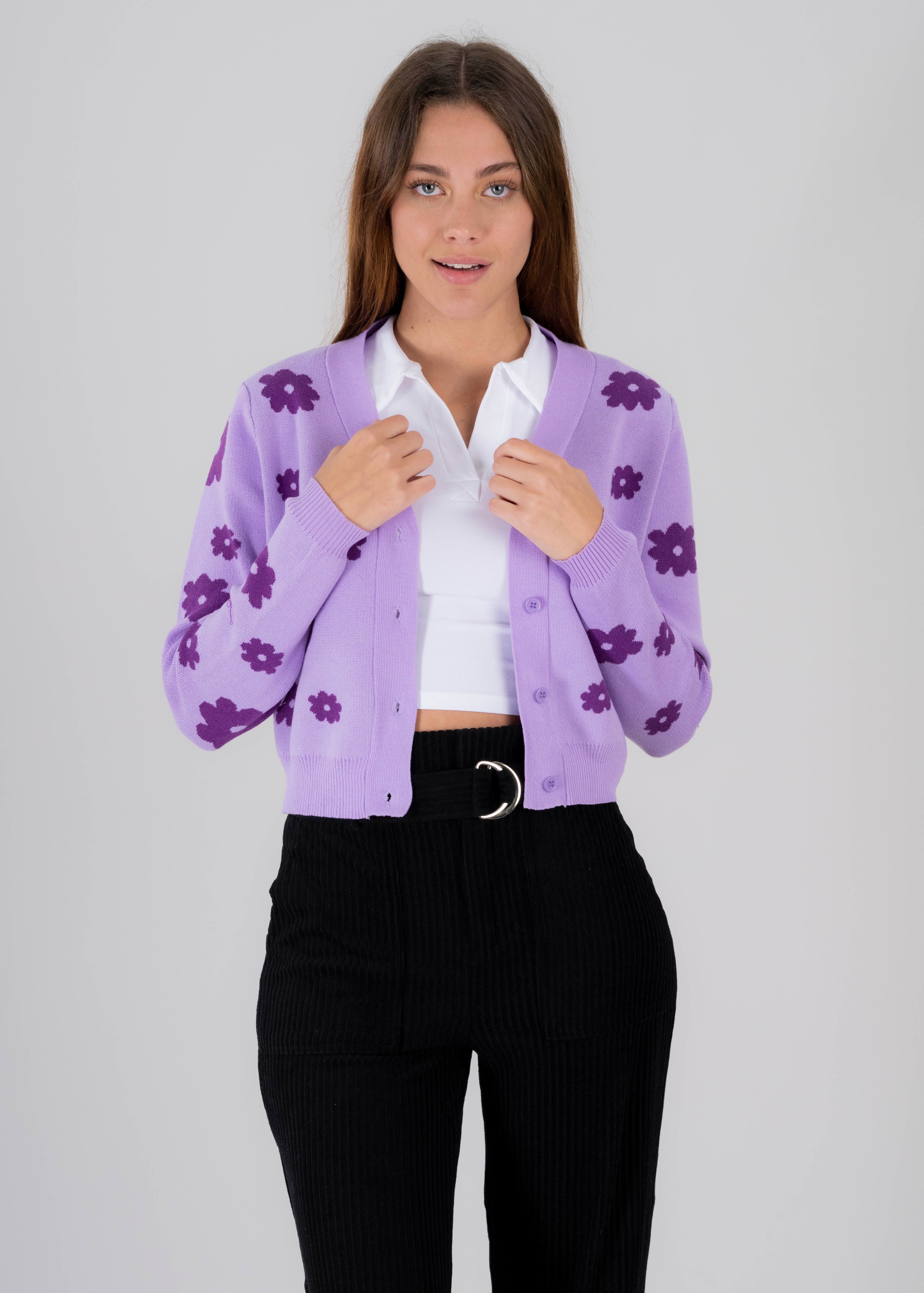 Cárdigan corto flores sold by Shasa product image thumbnail 2