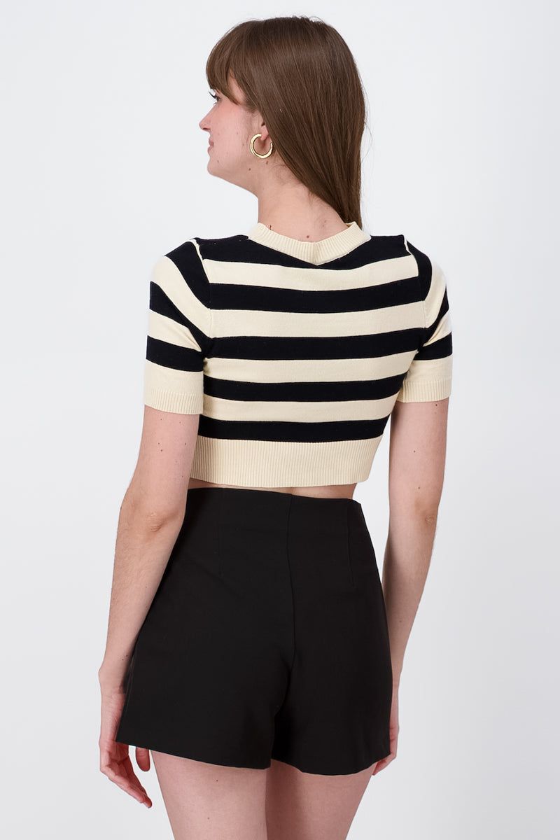 Top De Manga Corta Con Rayas sold by Shasa product image thumbnail 4