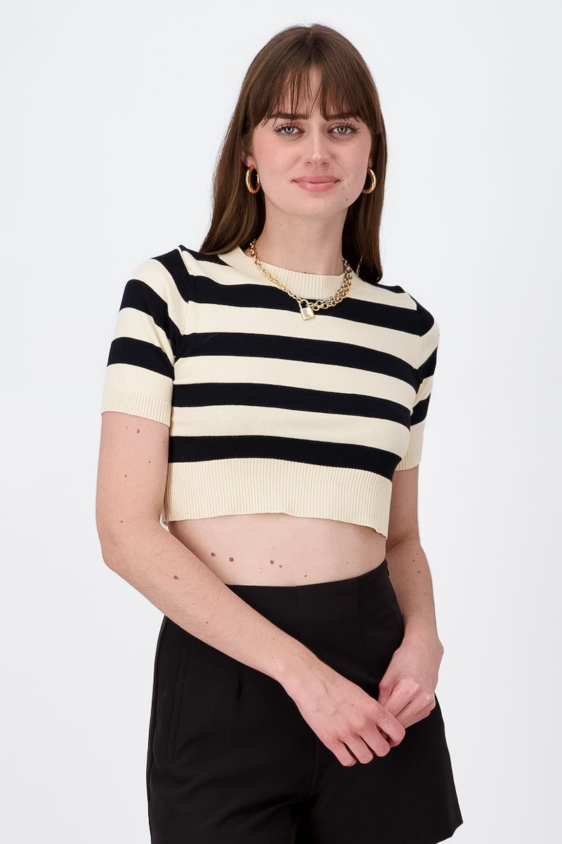 Top De Manga Corta Con Rayas sold by Shasa