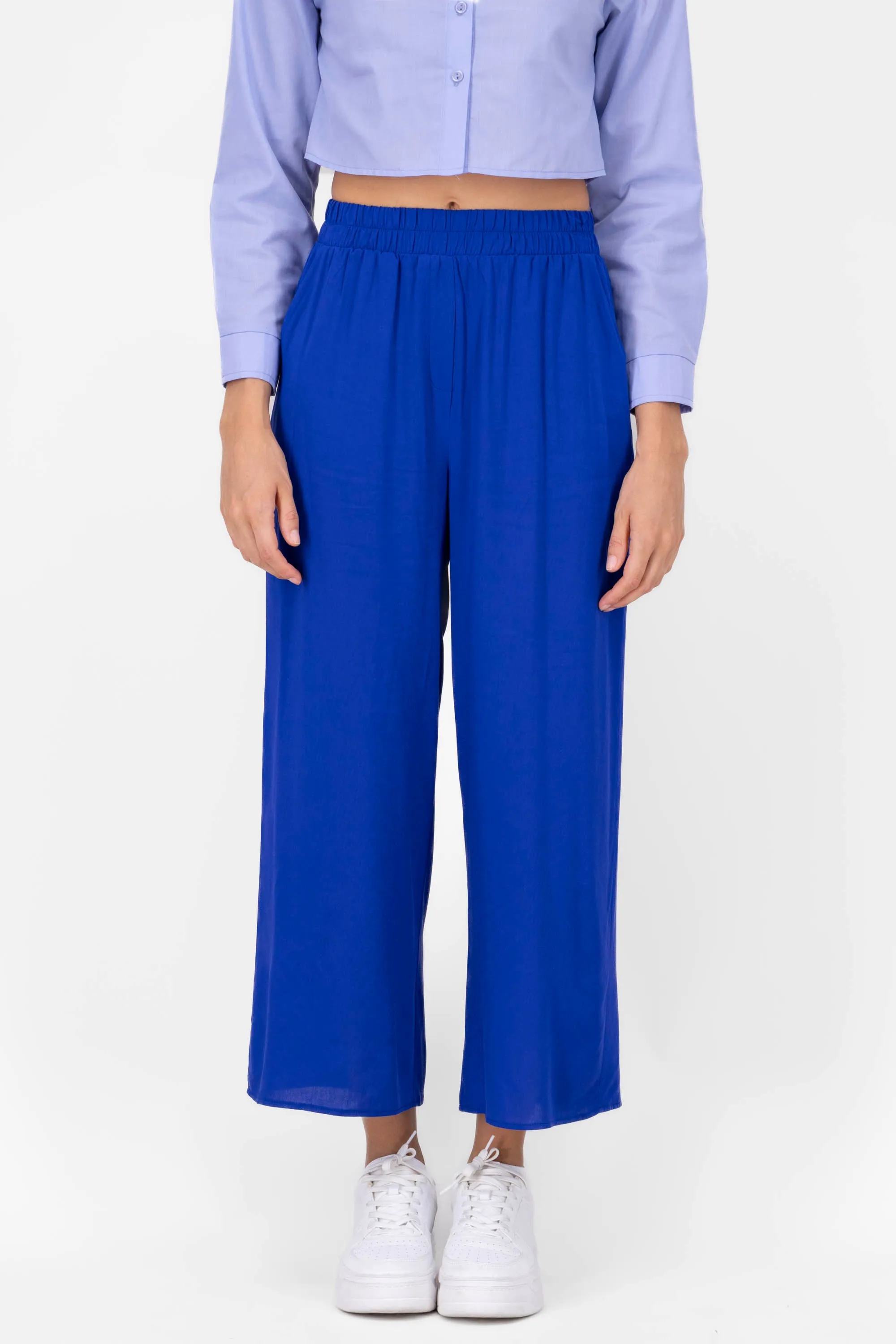 Pantalón Wide Leg Cintura Alta Fruncida sold by Shasa product image thumbnail 2