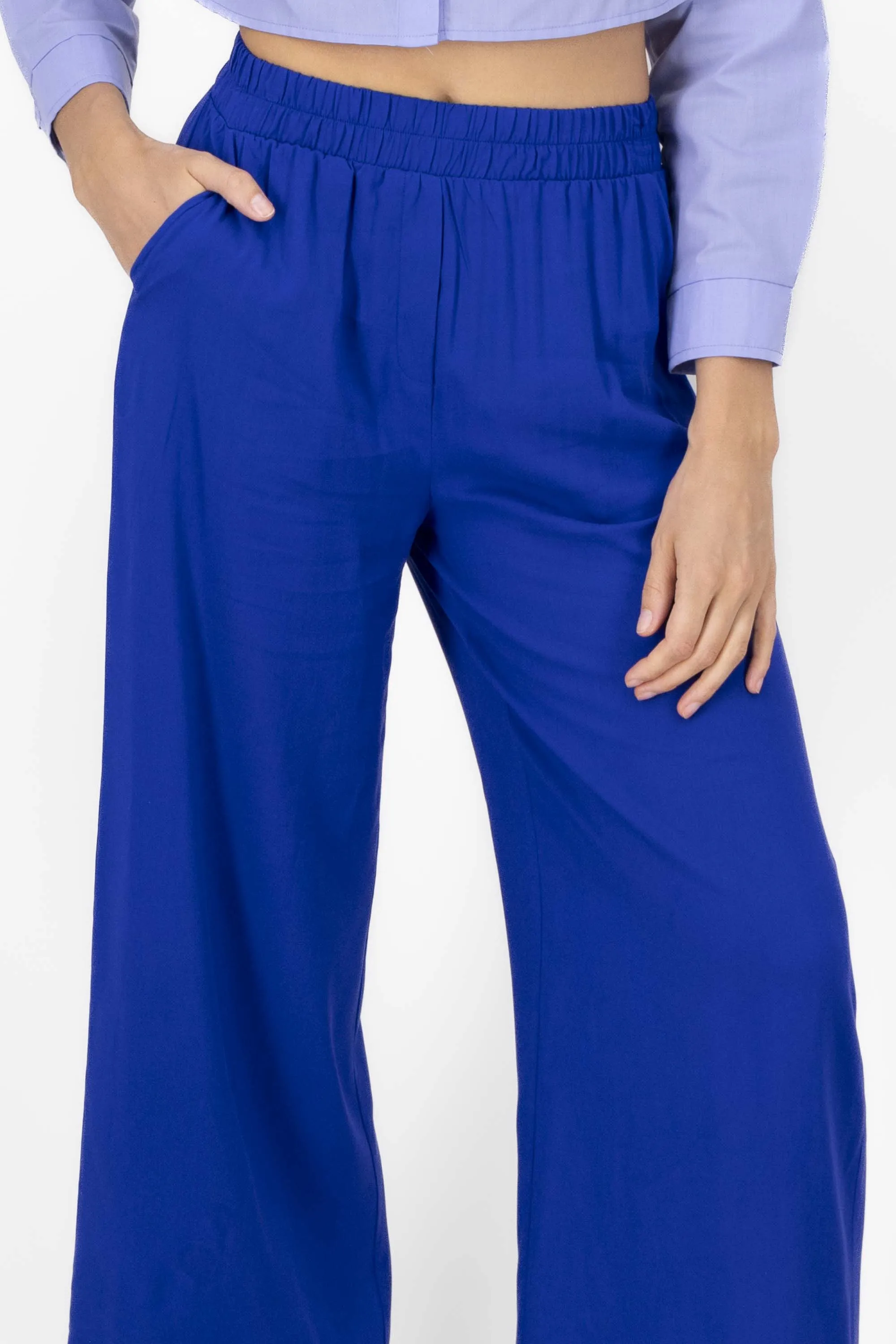 Pantalón Wide Leg Cintura Alta Fruncida sold by Shasa product image thumbnail 5