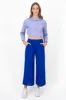 Pantalón Wide Leg Cintura Alta Fruncida sold by Shasa