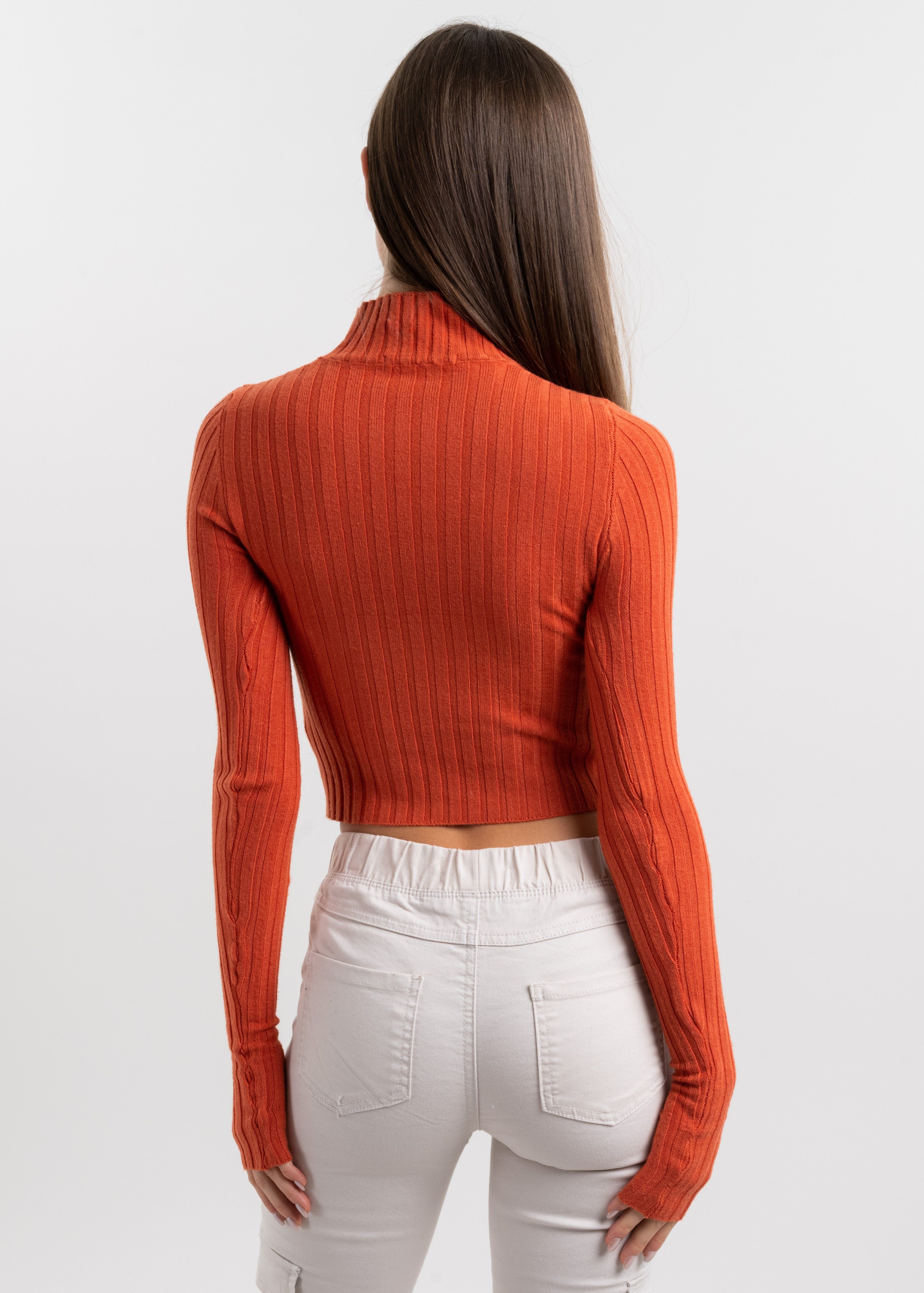 Suéter crop acanalado sold by Shasa product image thumbnail 4