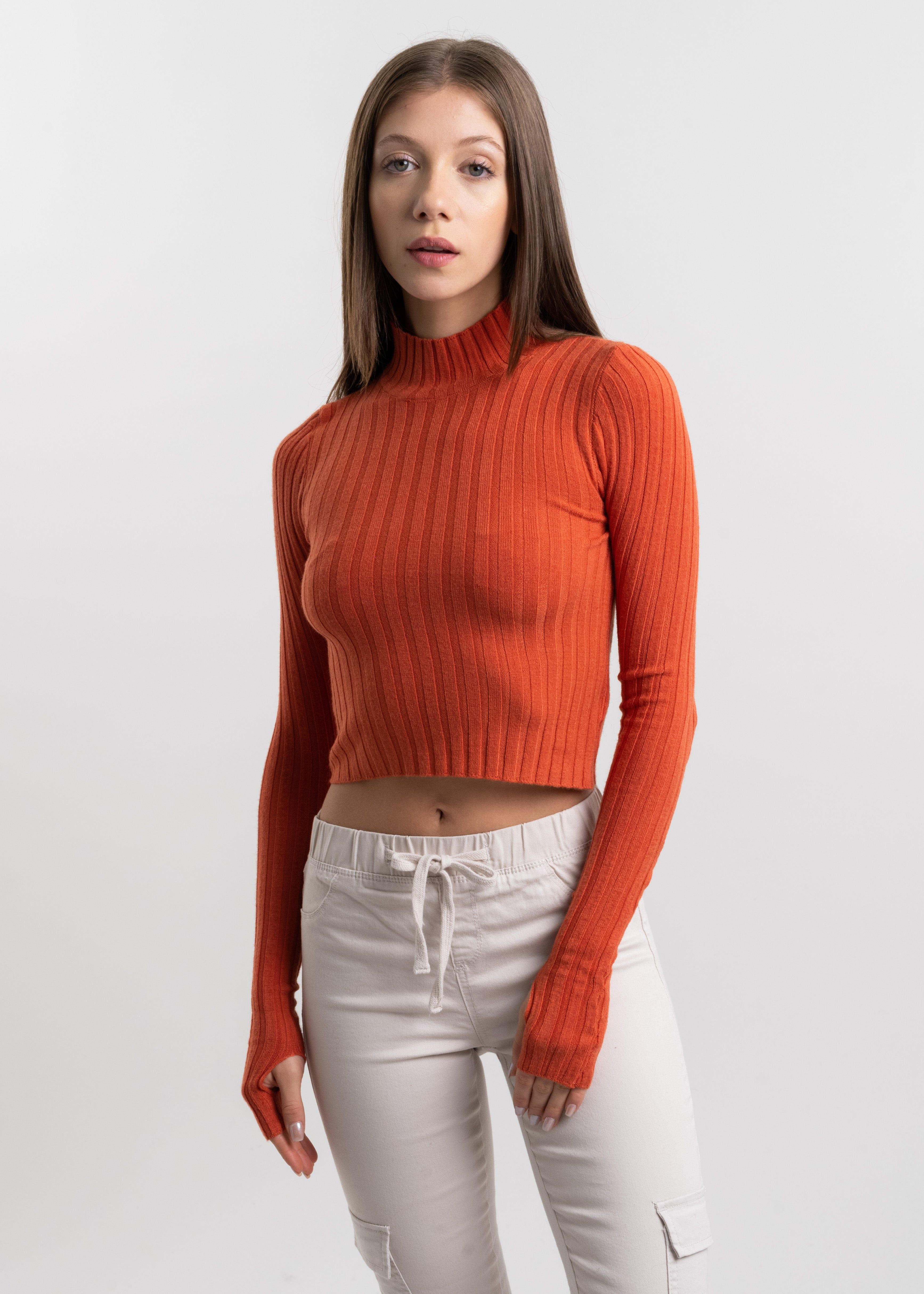 Suéter crop acanalado sold by Shasa product image thumbnail 2