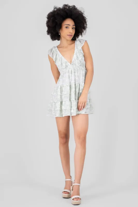 Vestido mini olanes estampado flores Hypsters sold by Shasa