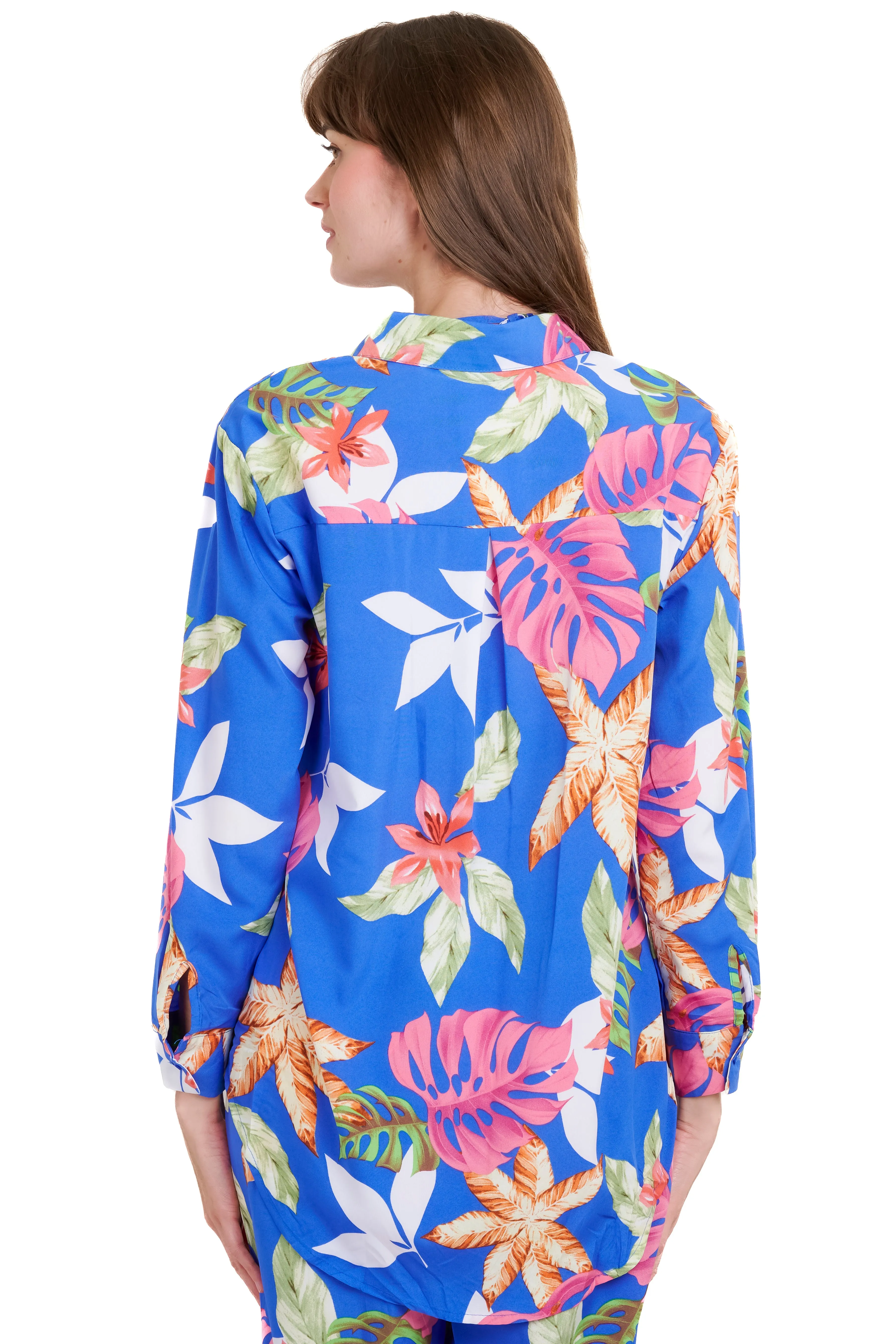 Camisa manga larga botones estampado flores sold by Shasa product image thumbnail 4