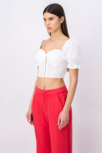 Top copas eyelet manga abullonada sold by Shasa product image thumbnail 3