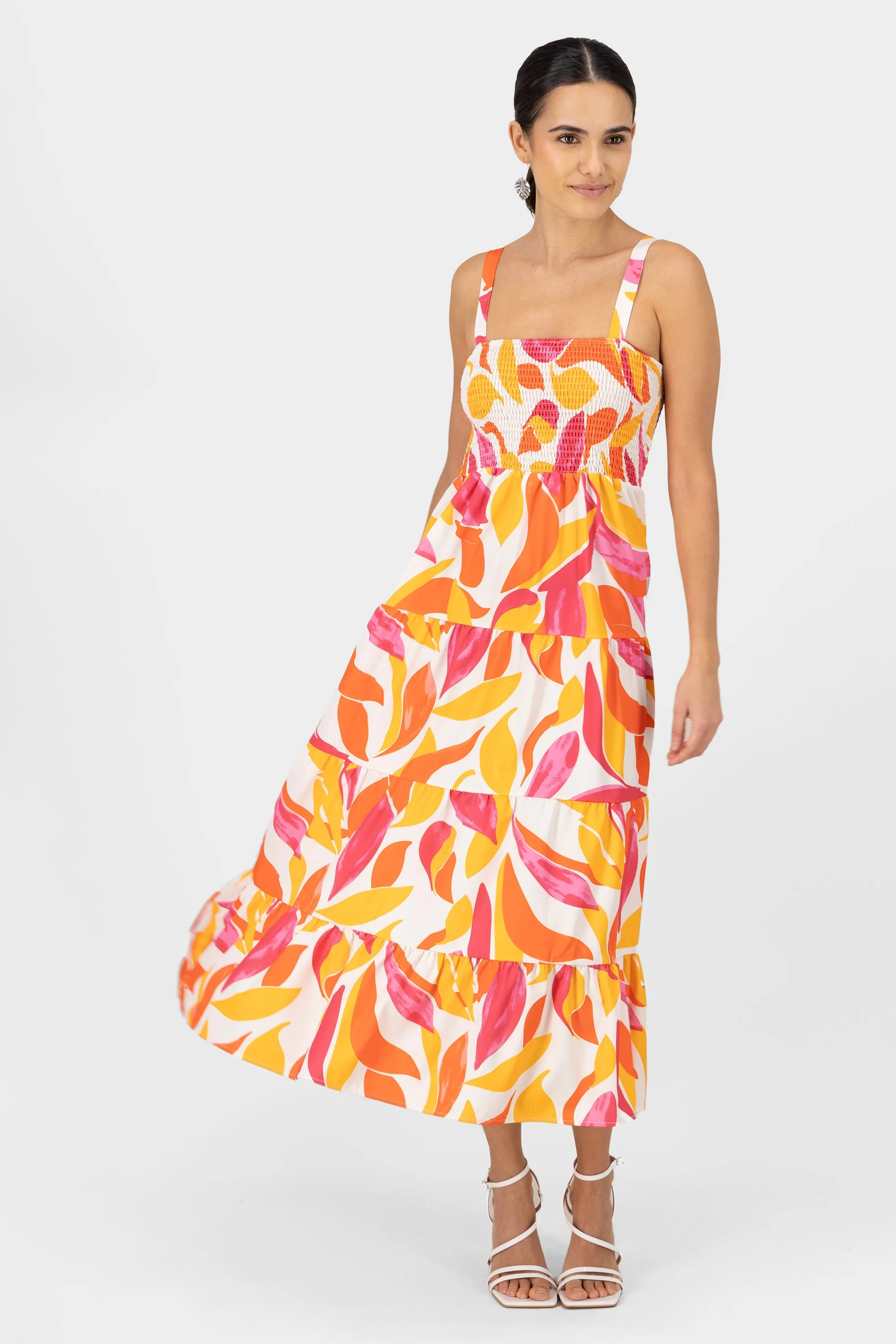 Maxi vestido estampado sold by Shasa