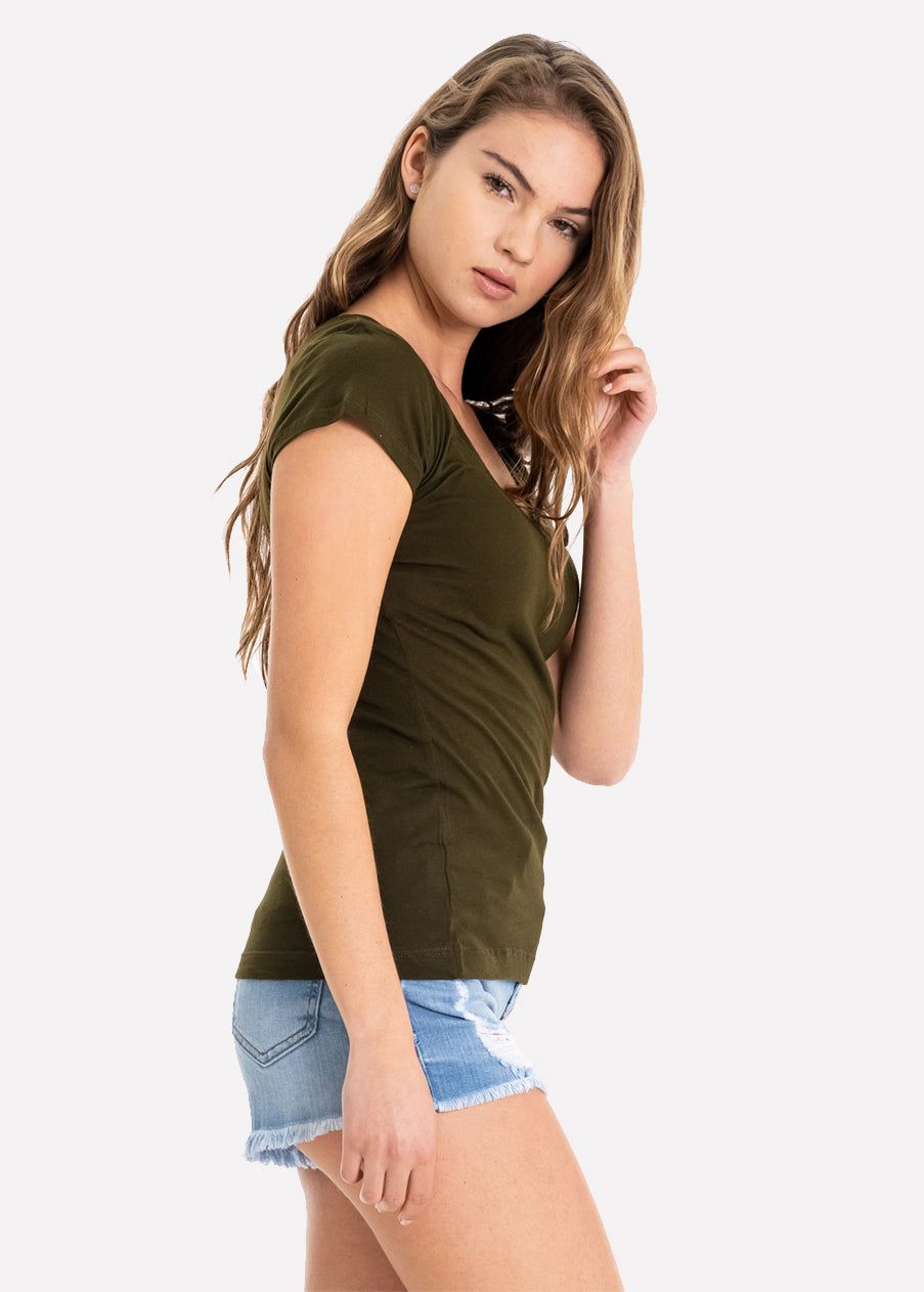 Blusa manga corta cuello v sold by Shasa product image thumbnail 3