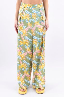 Pantalón wide leg abertura tropical sold by Shasa