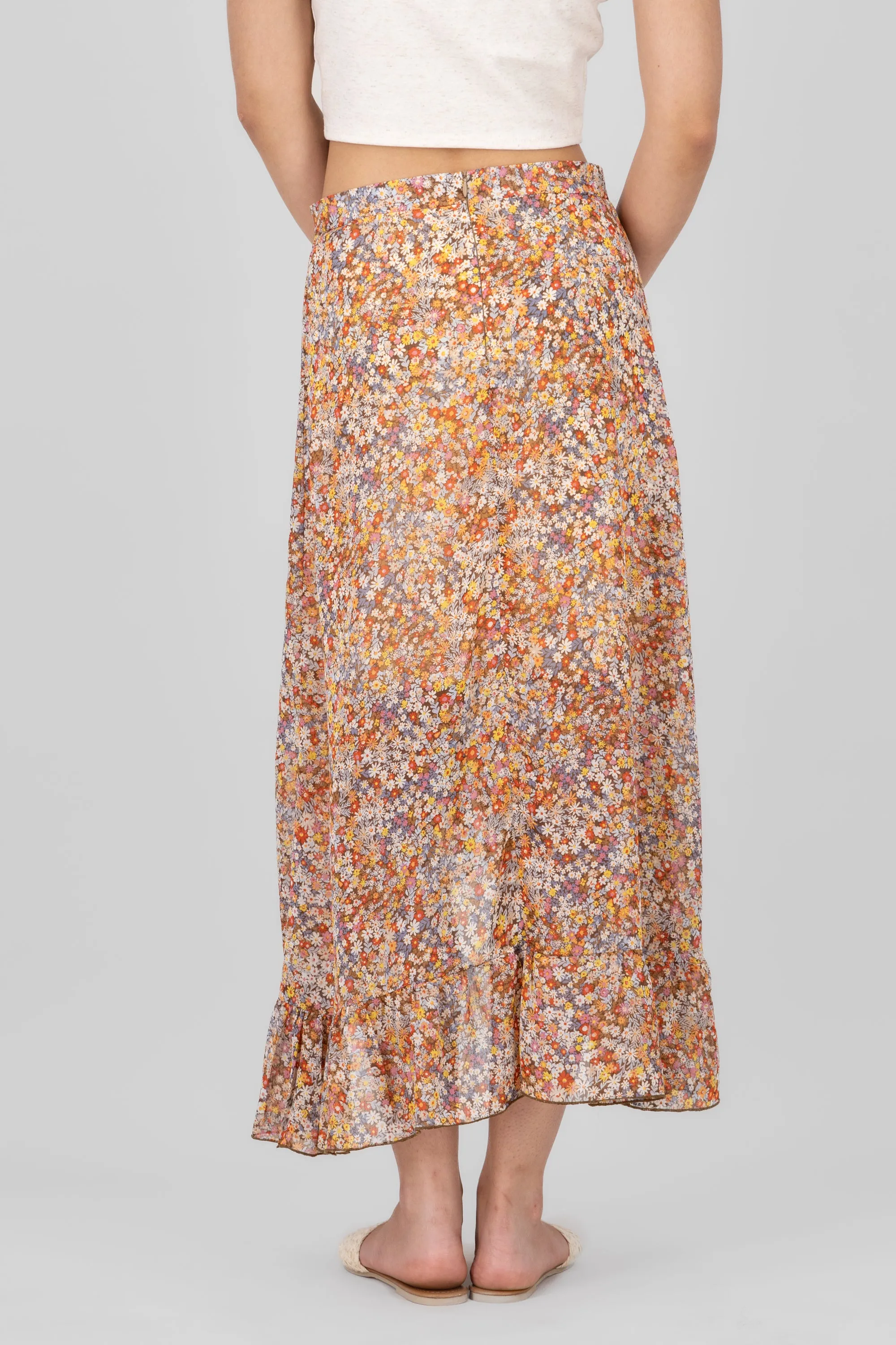 Midi falda envolvente flores sold by Shasa product image thumbnail 4