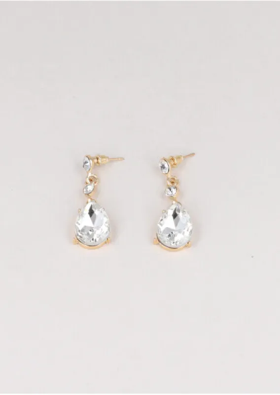 Aretes Gota Cristal sold by Shasa