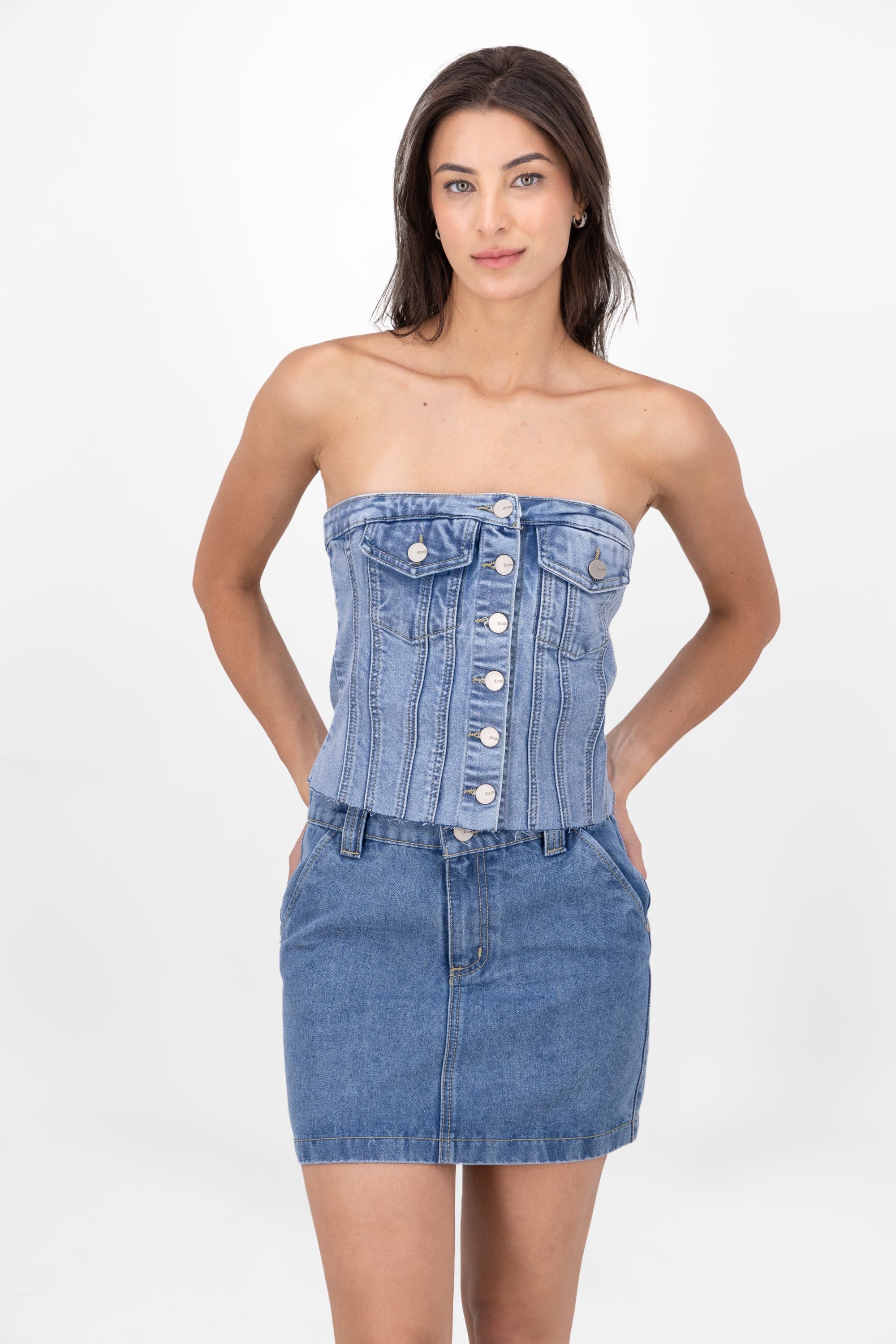 Top Corset Denim Bolsillos sold by Shasa product image thumbnail 2