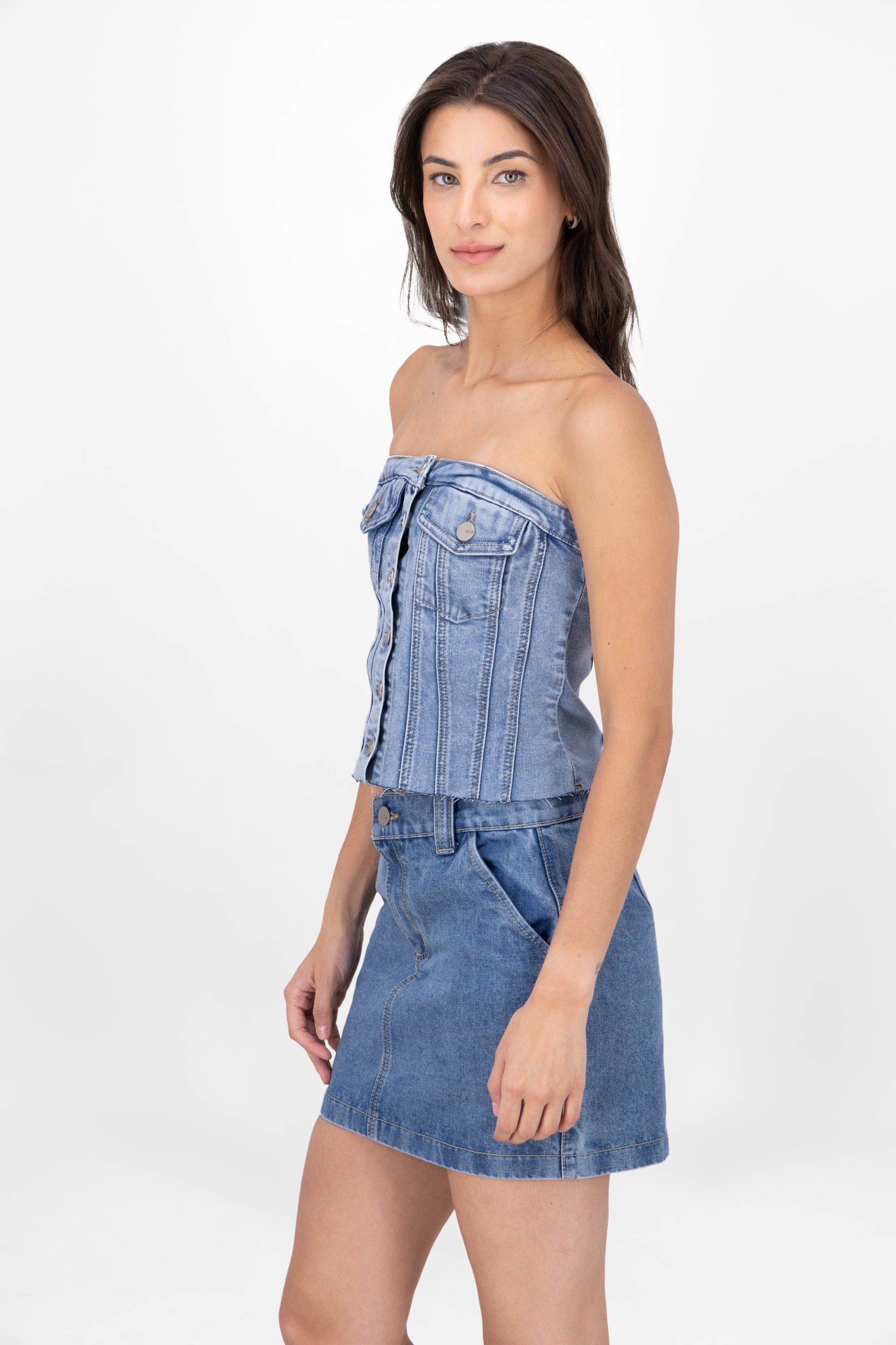 Top Corset Denim Bolsillos sold by Shasa product image thumbnail 3